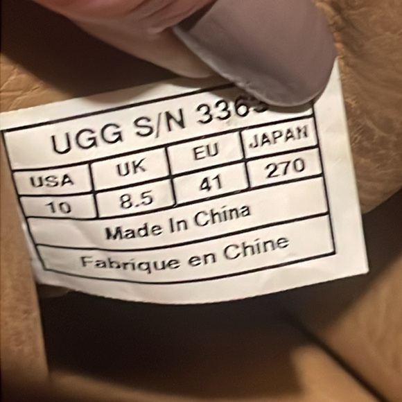 Ugg suede basket weave boots - Picture 8 of 11